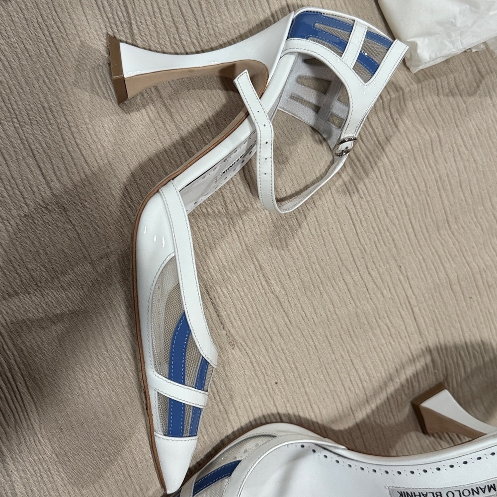Manolo Blahnik Urema Pointed toe d’orsay pump - Picture 9 of 12